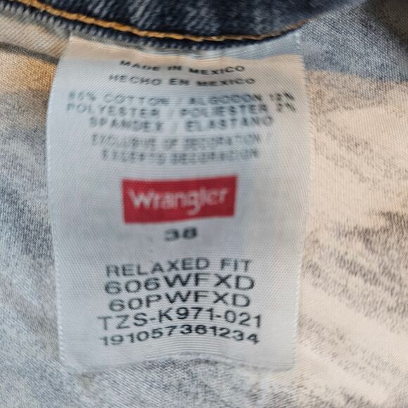 4 Wrangler Denim Shorts Halloween Costume Distressed Destroyed Thrashed Men's 38 - Picture 11 of 12